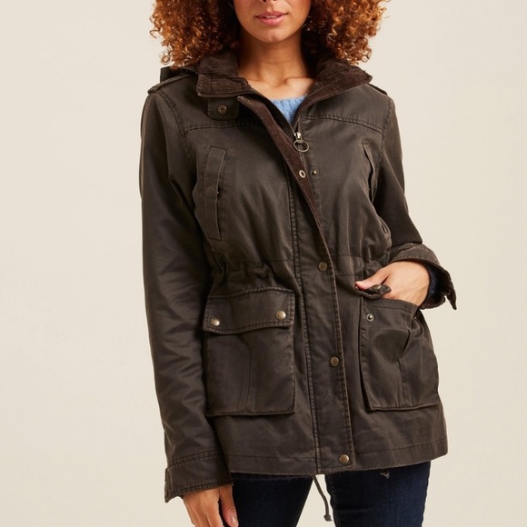 Coats | Waxed Canvas Style Jacket 